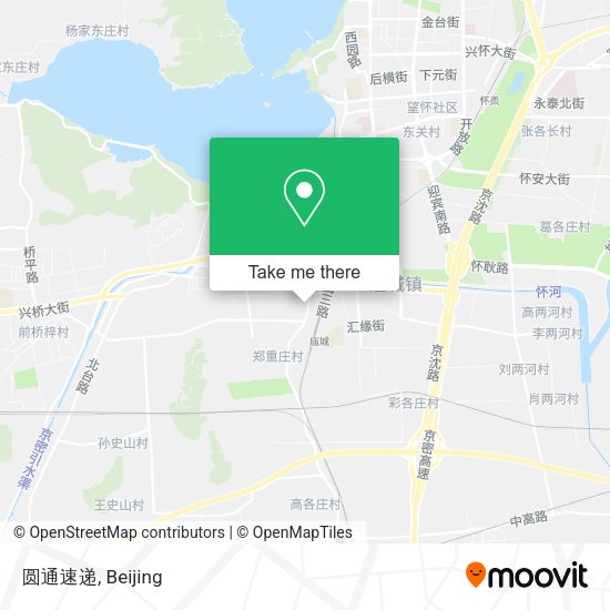 圆通速递 map