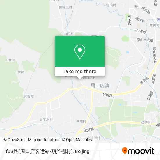 f63路(周口店客运站-葫芦棚村) map