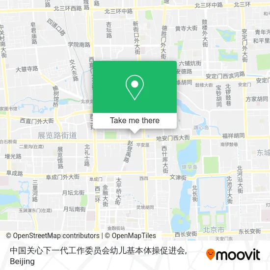 中国关心下一代工作委员会幼儿基本体操促进会 map