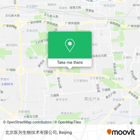 北京医兴生物技术有限公司 map