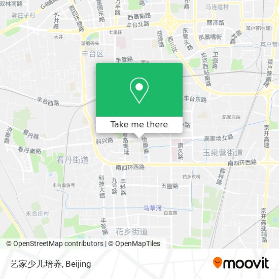 艺家少儿培养 map