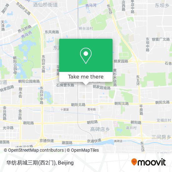 华纺易城三期(西2门) map