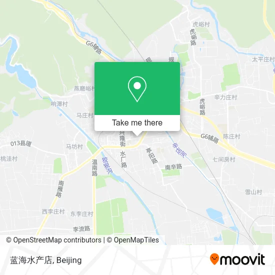 蓝海水产店 map