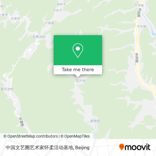 中国文艺圈艺术家怀柔活动基地 map