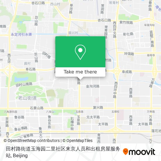 田村路街道玉海园二里社区来京人员和出租房屋服务站 map