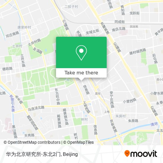 华为北京研究所-东北2门 map