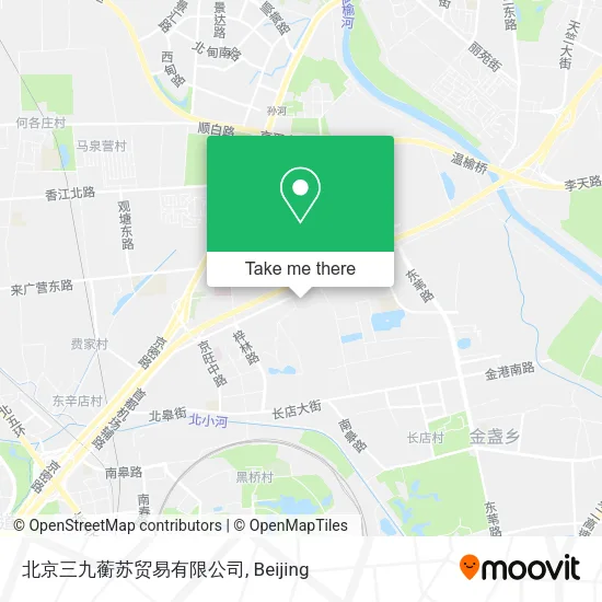 北京三九蘅苏贸易有限公司 map