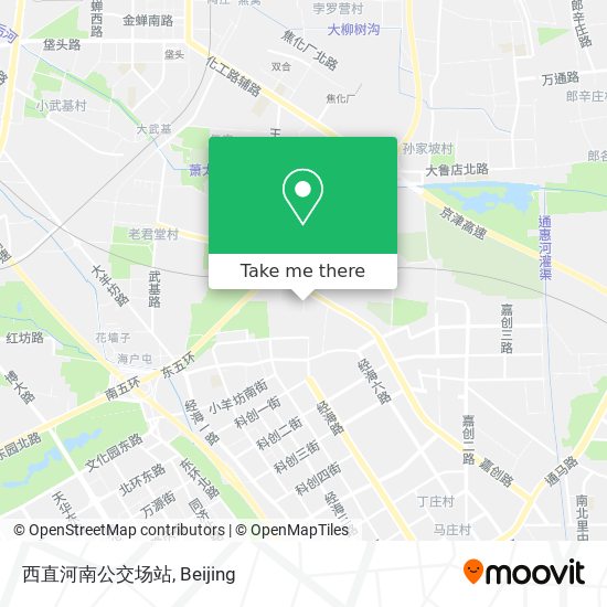 西直河南公交场站 map