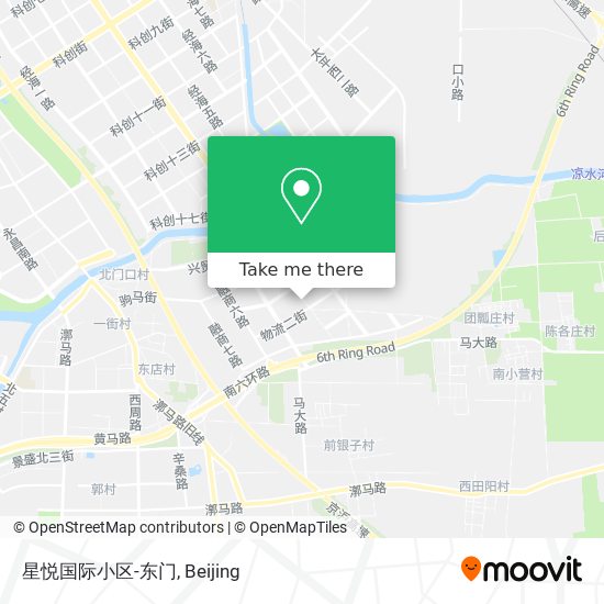 星悦国际小区-东门 map
