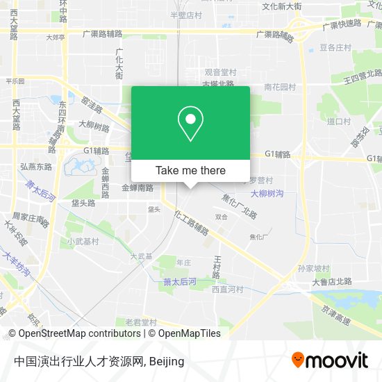 中国演出行业人才资源网 map