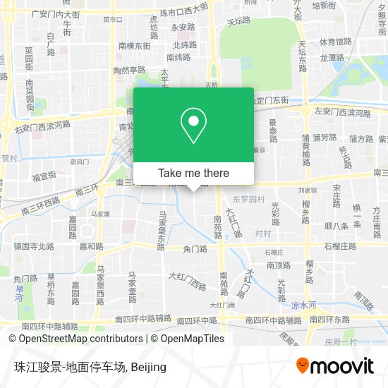 珠江骏景-地面停车场 map