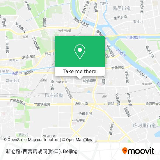 新仓路/西营房胡同(路口) map