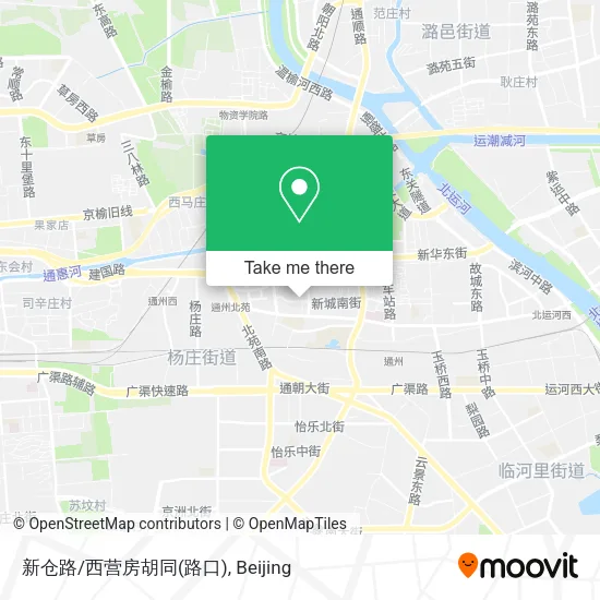 新仓路/西营房胡同(路口) map