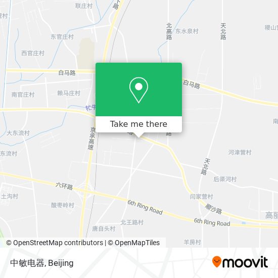 中敏电器 map