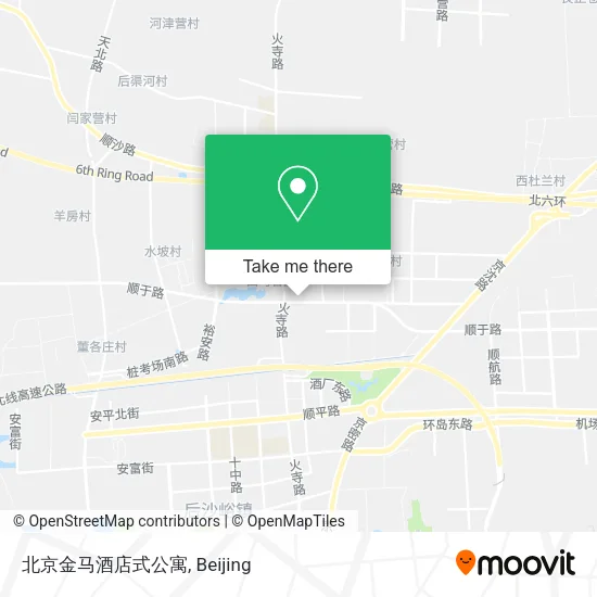北京金马酒店式公寓 map