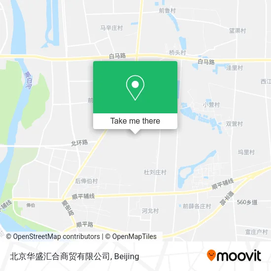 北京华盛汇合商贸有限公司 map