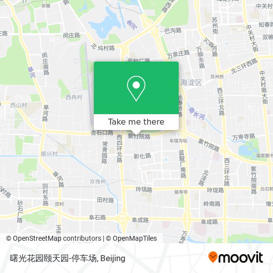 曙光花园颐天园-停车场 map