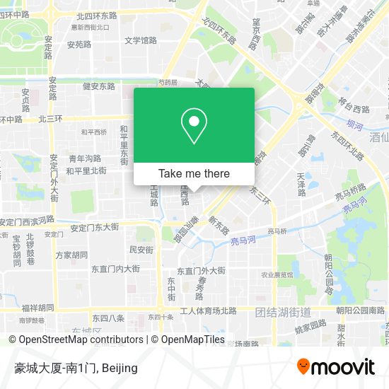 豪城大厦-南1门 map