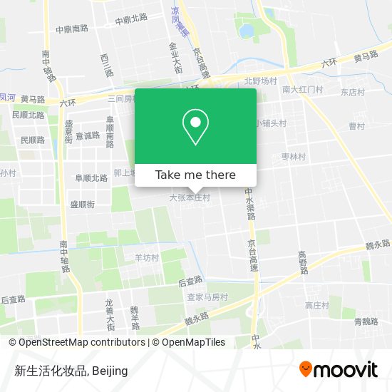 新生活化妆品 map