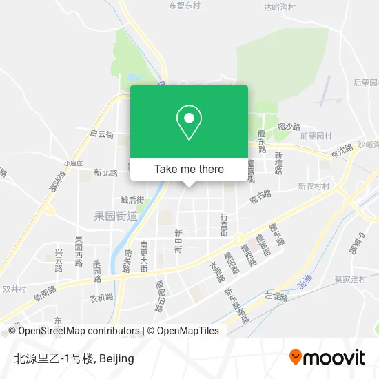 北源里乙-1号楼 map