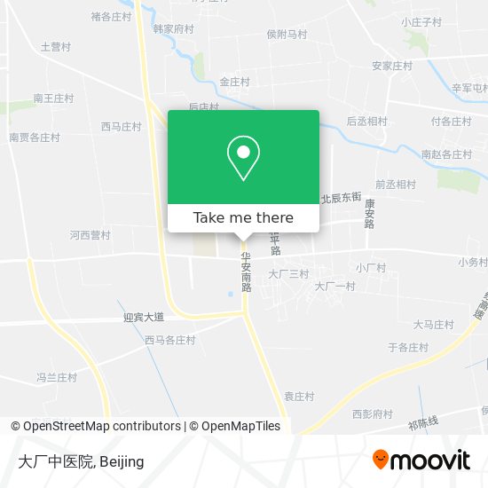 大厂中医院 map