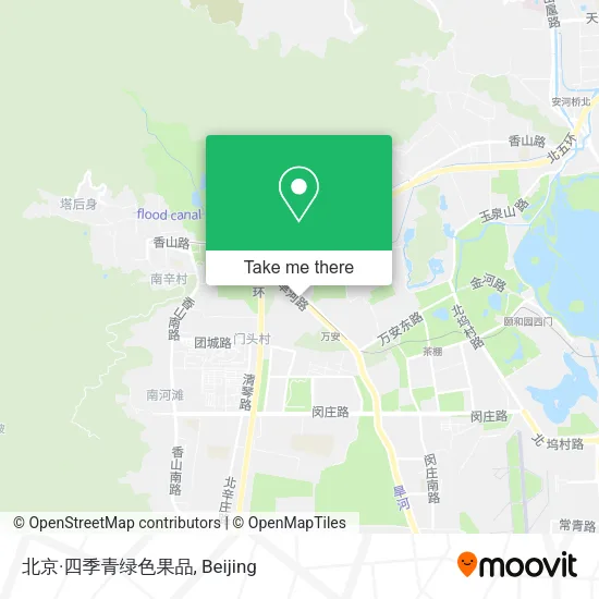 北京·四季青绿色果品 map