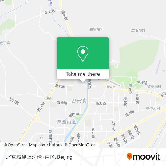 北京城建上河湾·-南区 map