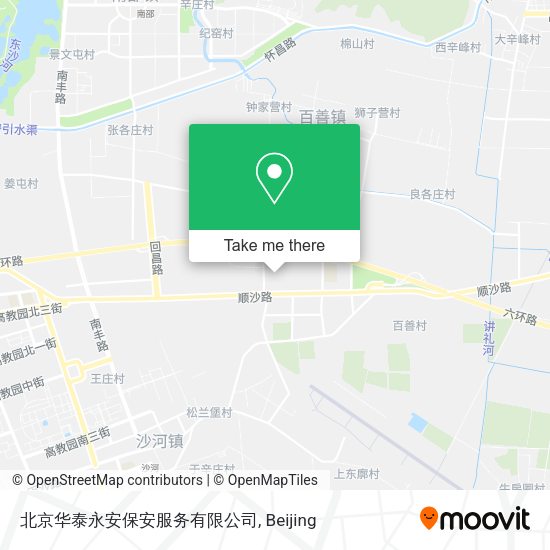 北京华泰永安保安服务有限公司 map