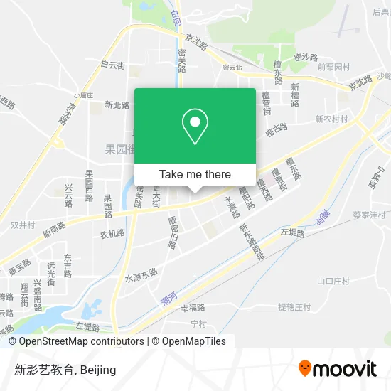 新影艺教育 map