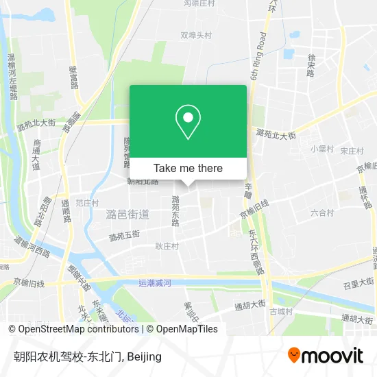 朝阳农机驾校-东北门 map