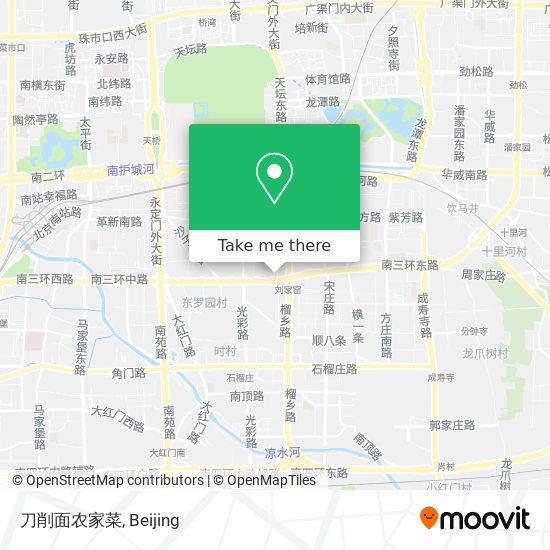 刀削面农家菜 map