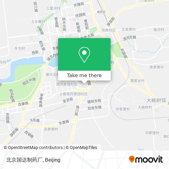 北京国达制药厂 map