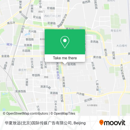 华夏致远(北京)国际传媒广告有限公司 map