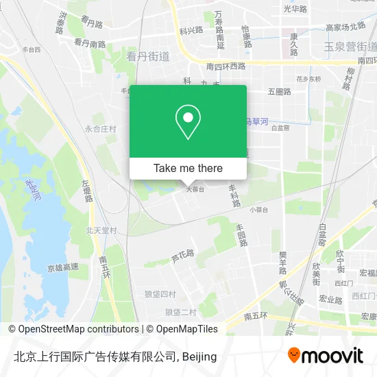 北京上行国际广告传媒有限公司 map