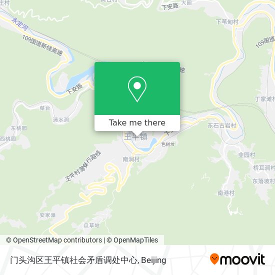 门头沟区王平镇社会矛盾调处中心 map