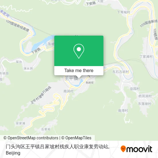 门头沟区王平镇吕家坡村残疾人职业康复劳动站 map