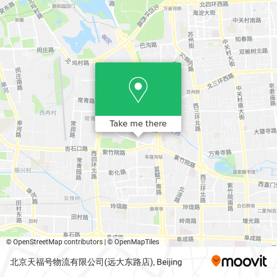 北京天福号物流有限公司(远大东路店) map