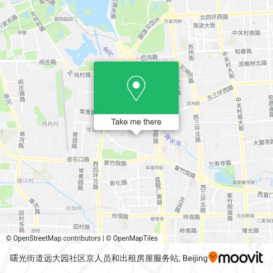 曙光街道远大园社区京人员和出租房屋服务站 map