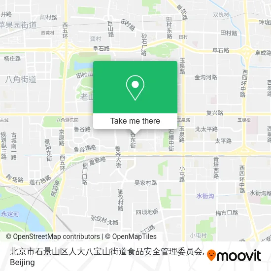 北京市石景山区人大八宝山街道食品安全管理委员会 map