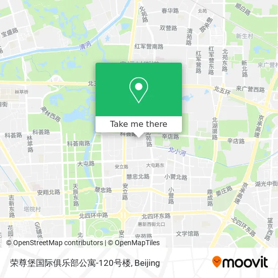 荣尊堡国际俱乐部公寓-120号楼 map