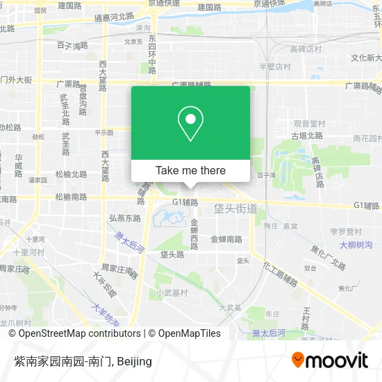 紫南家园南园-南门 map