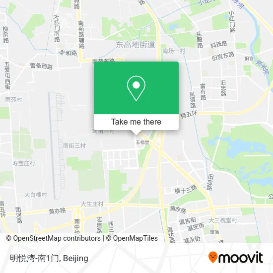 明悦湾-南1门 map