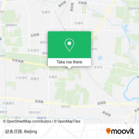 赵各庄路 map