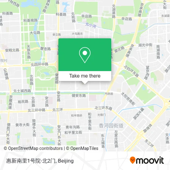 惠新南里1号院-北2门 map