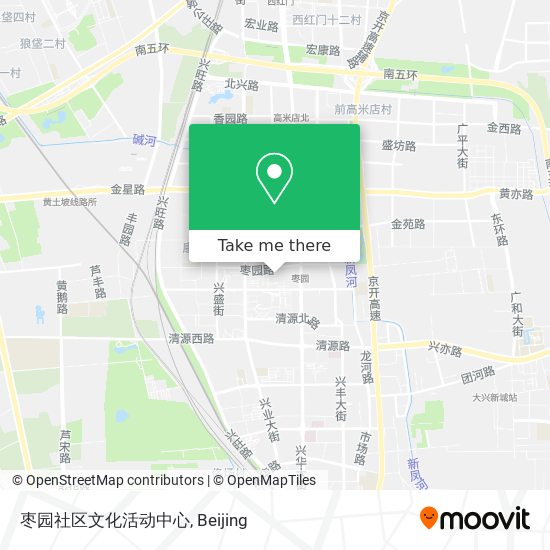 枣园社区文化活动中心 map