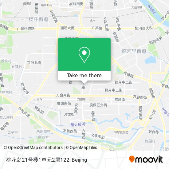 桃花岛21号楼1单元2层122 map