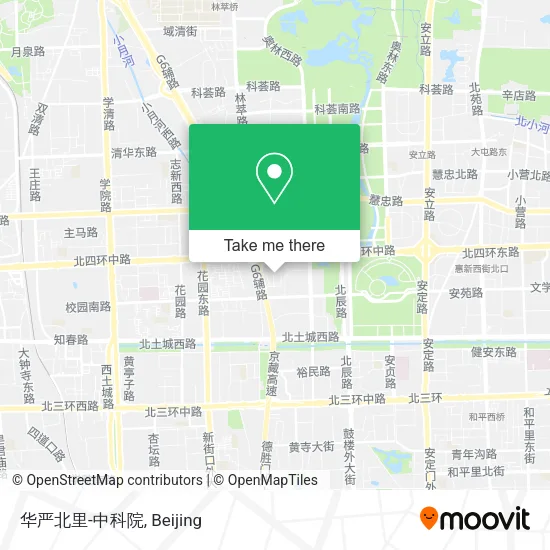 华严北里-中科院 map