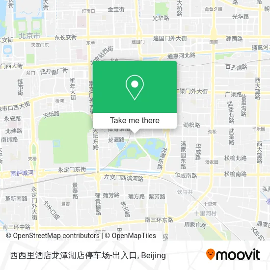 西西里酒店龙潭湖店停车场-出入口 map