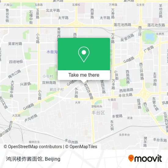 鸿润楼炸酱面馆 map