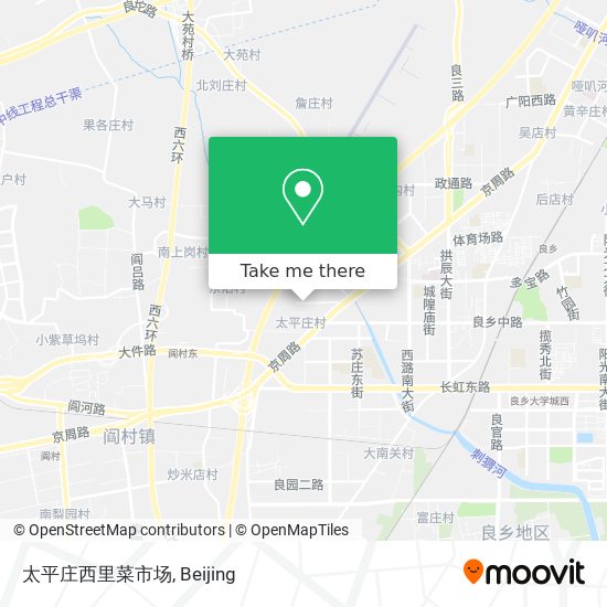 太平庄西里菜市场 map